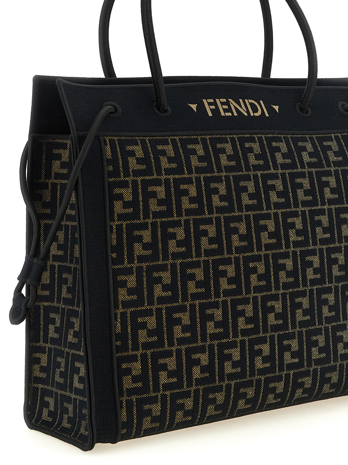 Fendi Braune Baumwolltasche