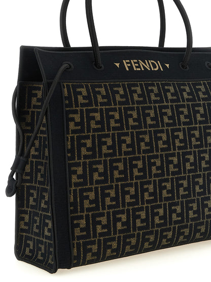 Fendi Braune Baumwolltasche
