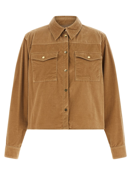 Max Mara Giacca in denim in Cotone, colore Beige