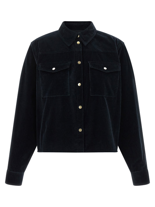 Max Mara Giacca da donna Blu in Cotone