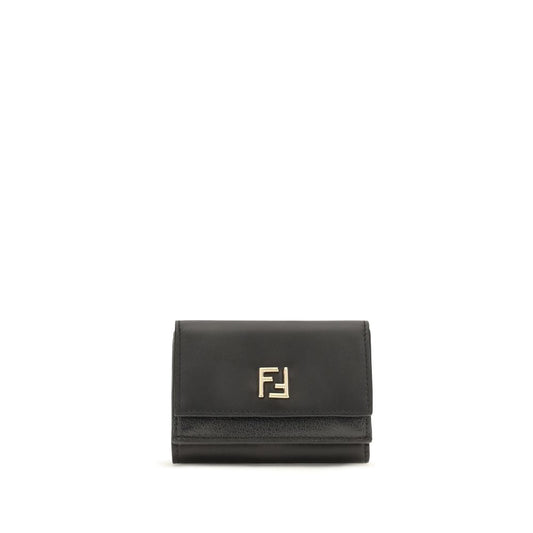 Fendi Portafoglio da donna Nero in Pelle di vitello