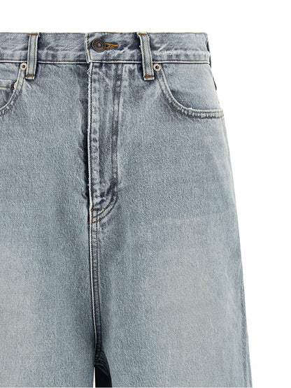 Balenciaga Blaue Baumwolljeans im Relaxed Fit – Produktansicht 3 | Arca Lucia
