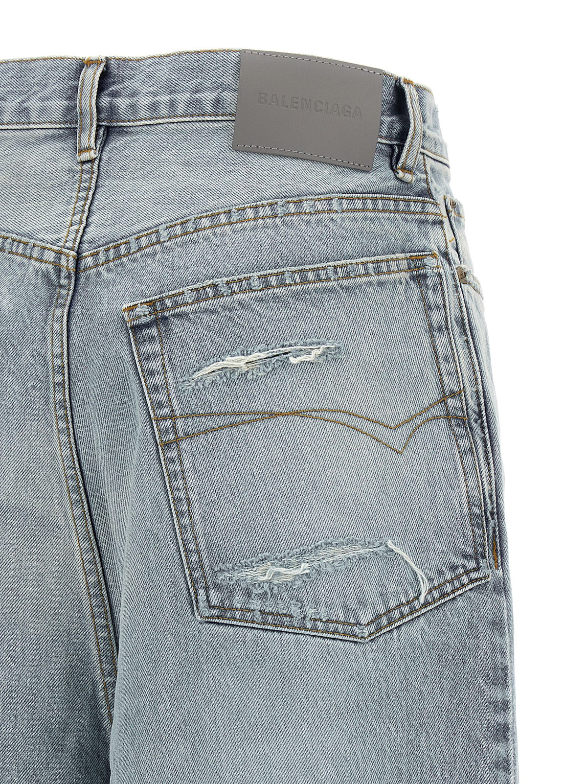 Balenciaga Blaue Baumwolljeans im Relaxed Fit – Produktansicht 4 | Arca Lucia