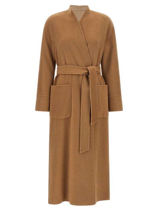 Max Mara Cappotto in Lana, colore Beige