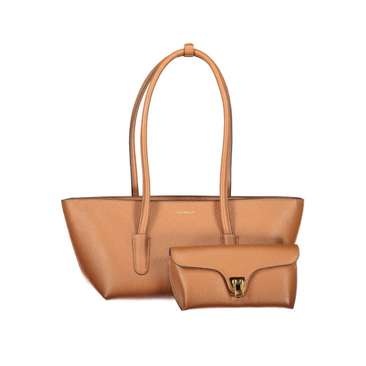 Coccinelle Brown Leather Handbag