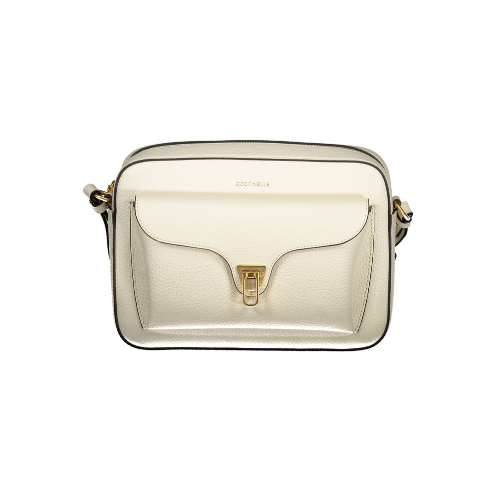 Coccinelle White Leather Handbag