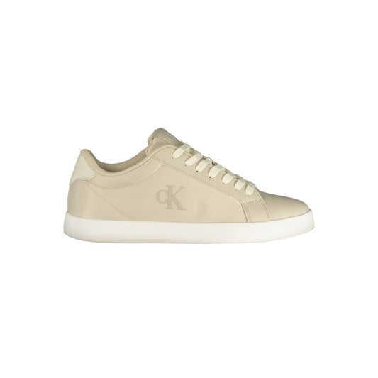 Calvin Klein Beige Polyurethane Sneakers