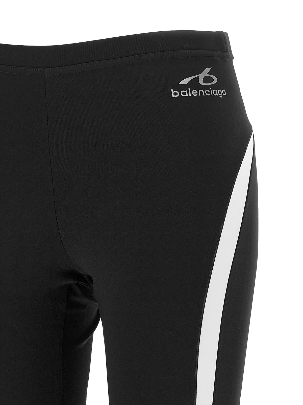 Balenciaga Black Polyamide TechWear Leggings