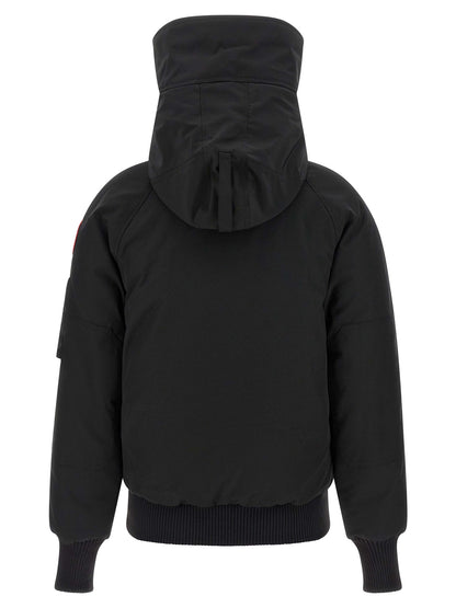 Canada Goose Schwarzer Bomber aus Polyester – Produktansicht 2 | Arca Lucia