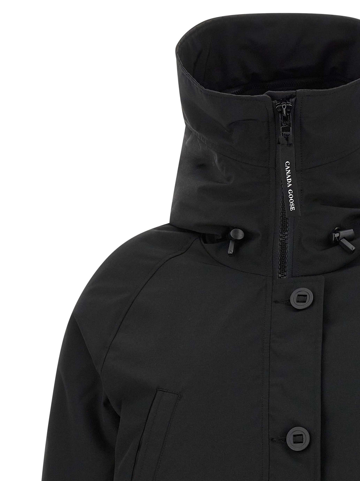Canada Goose Schwarzer Bomber aus Polyester – Produktansicht 3 | Arca Lucia