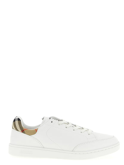 Burberry Sneakers Basse Multicolore in Pelle