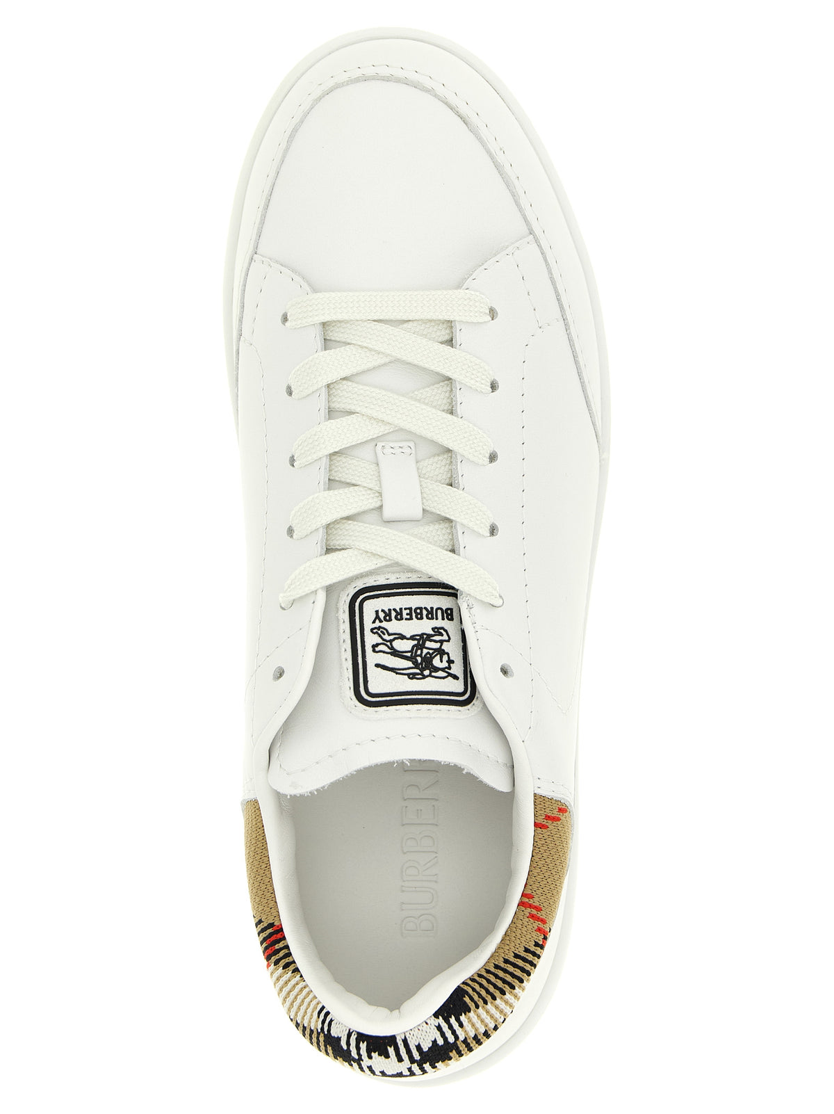 Burberry Sneakers Basse Multicolore in Pelle