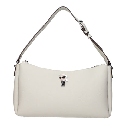 Borsa a tracolla Karl Lagerfeld in pelle grigia