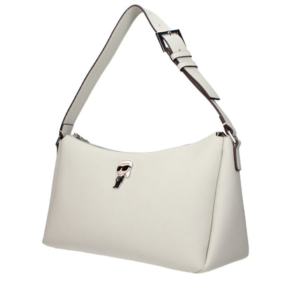 Borsa a tracolla Karl Lagerfeld in pelle grigia