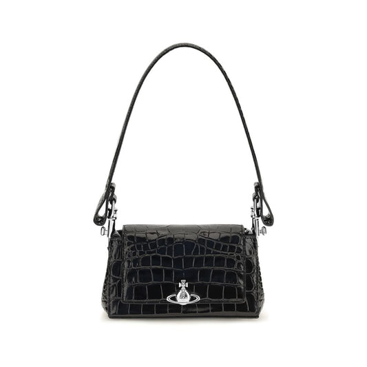 Vivienne Westwood Black Calf Leather Handbag