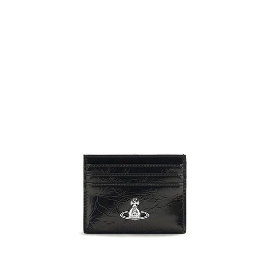 Vivienne Westwood Schwarzes Kalbsleder-Portemonnaie