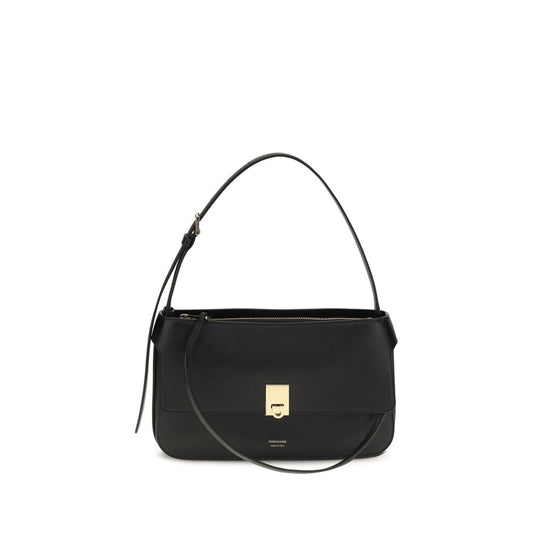 Ferragamo Borsa a spalla – colore Nero – Pelle di vitello