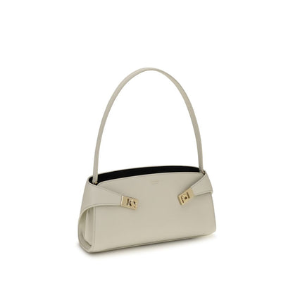 Ferragamo Pelle di Vitello Bos Taurus Borsa a Spalla – Beige