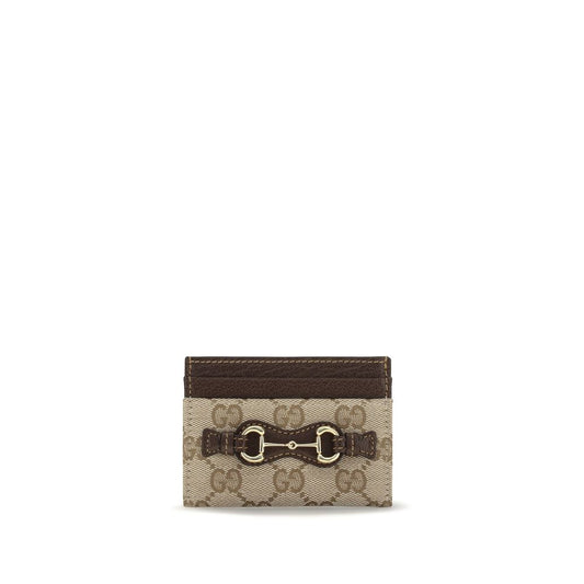 Gucci Portafoglio – colore Marrone – Cotone