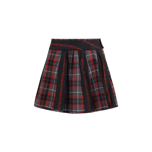 Vivienne Westwood Minigonna Aries in Lana – Rosso