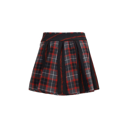 Vivienne Westwood Roter Wollrock Aries Minirock