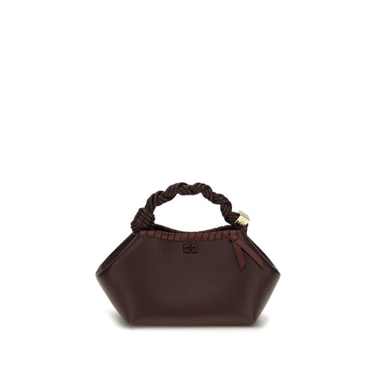 Ganni Brown Leather Shoulder Bag