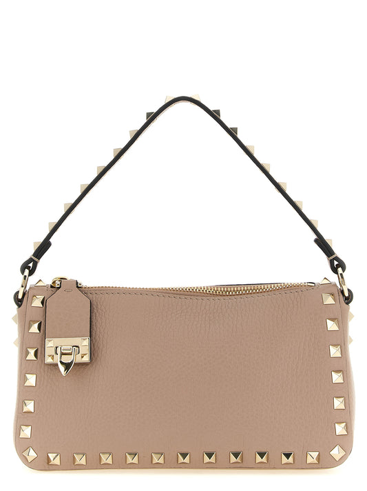 Valentino Garavani Borsa a spalla da donna rossa in pelle di vitello