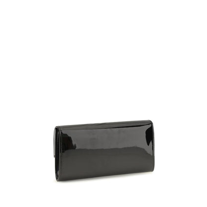 Jimmy Choo Black Calf Leather Wallet