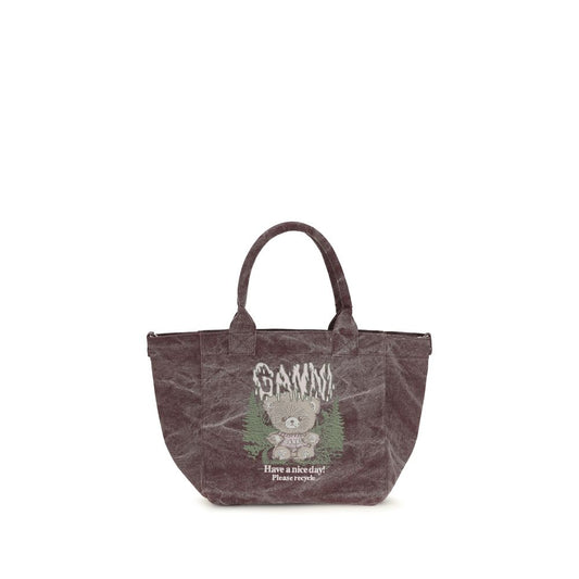 Ganni Borsa a spalla – colore Bordeaux – Cotone