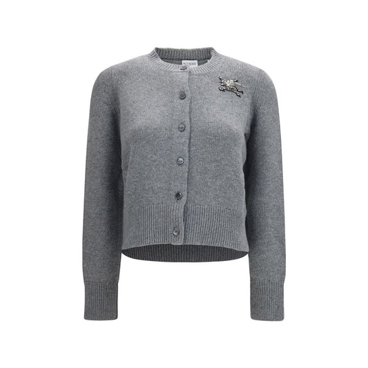 Burberry Grauer Woll Cardigan Ovis Aries