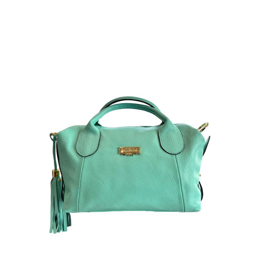 Baldinini Trend Türkise Rindsleder-Handtasche