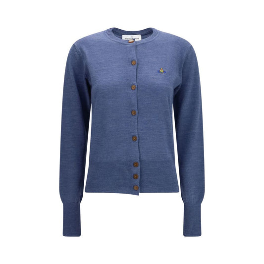 Vivienne Westwood Blauer Wollcardigan
