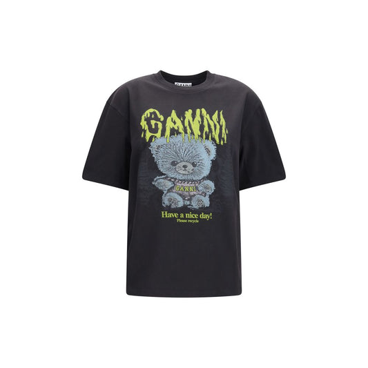 Ganni Grauer Baumwollpullover