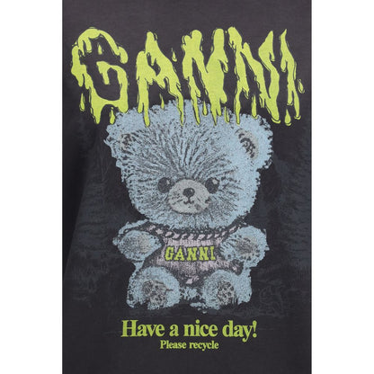 Ganni Maglione in Cotone – Grigio
