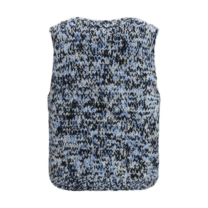 Ganni Ärmelloser Wollpullover in Multicolor – Produktansicht 2