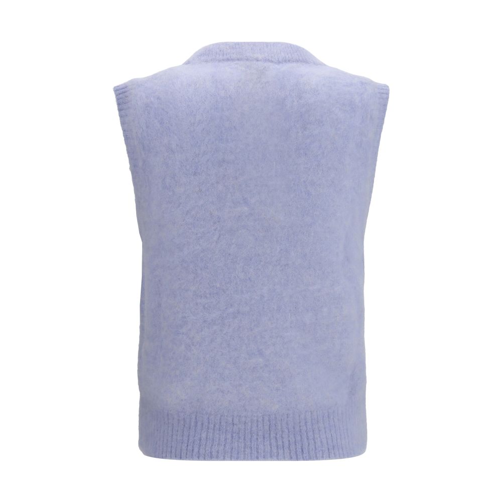 Ganni Blaues Alpaka-Sweatshirt – Produktansicht 2