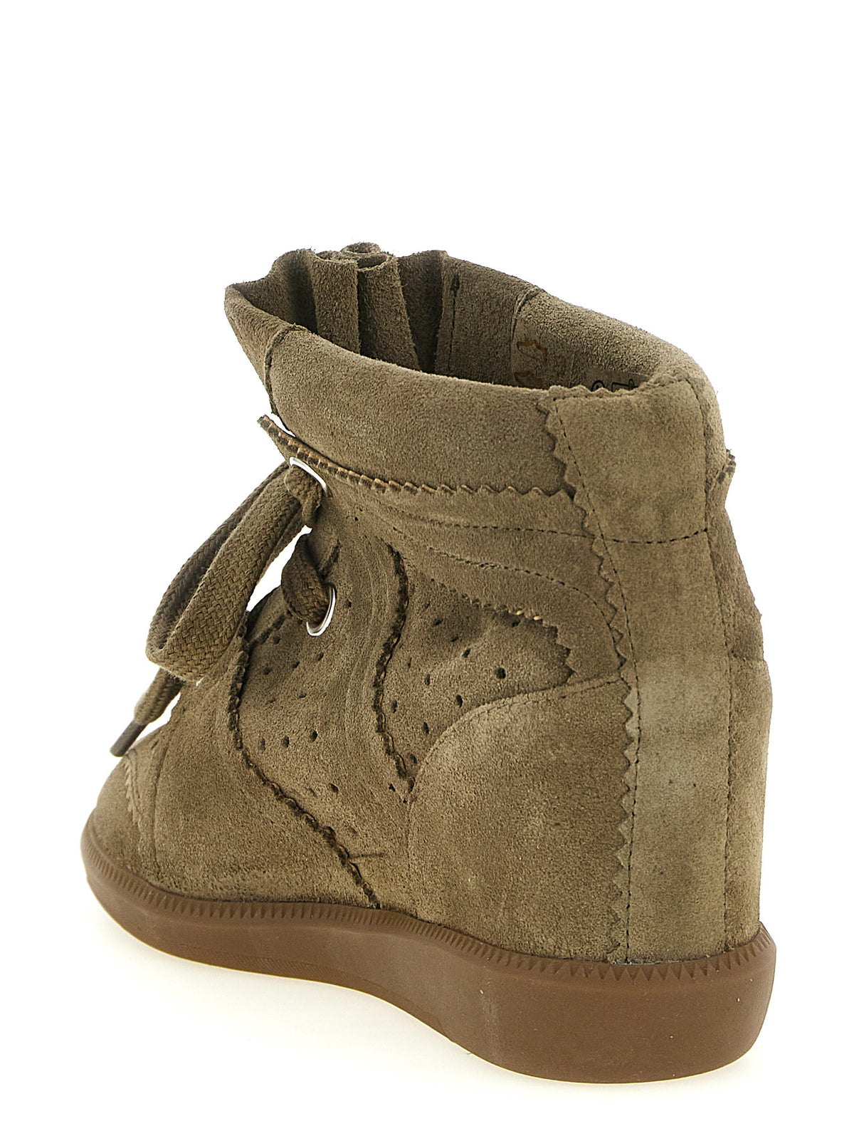 Isabel Marant Beige Sneaker aus Rindsleder
