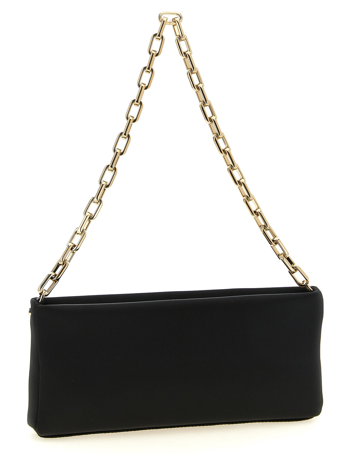 Christian Louboutin Schwarze Clutch aus Elasthan – Produktansicht 2