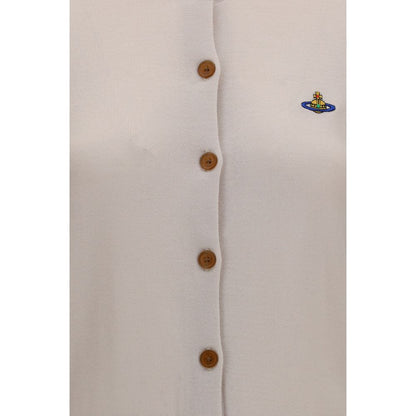 Vivienne Westwood Beige Woll Cardigan Oves Aries