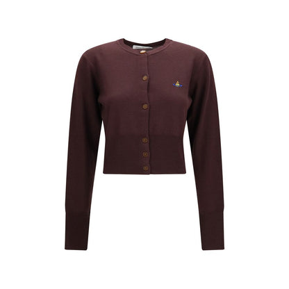 Vivienne Westwood Lila Seidenstrickjacke