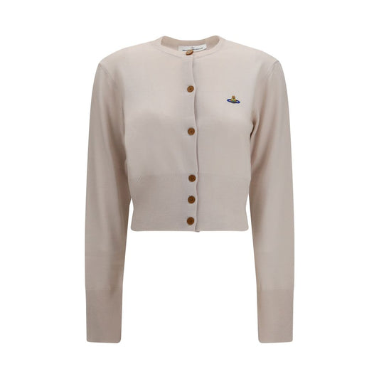Vivienne Westwood Cardigan Beige in Seta