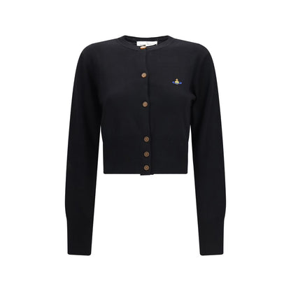 Vivienne Westwood Cardigan Nero in Seta