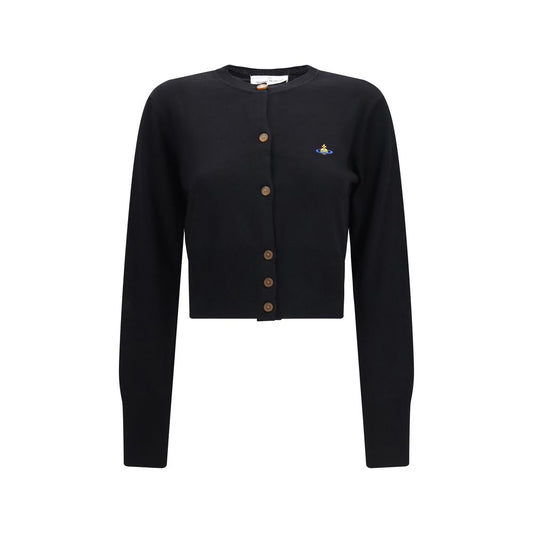 Vivienne Westwood Cardigan Nero in Seta