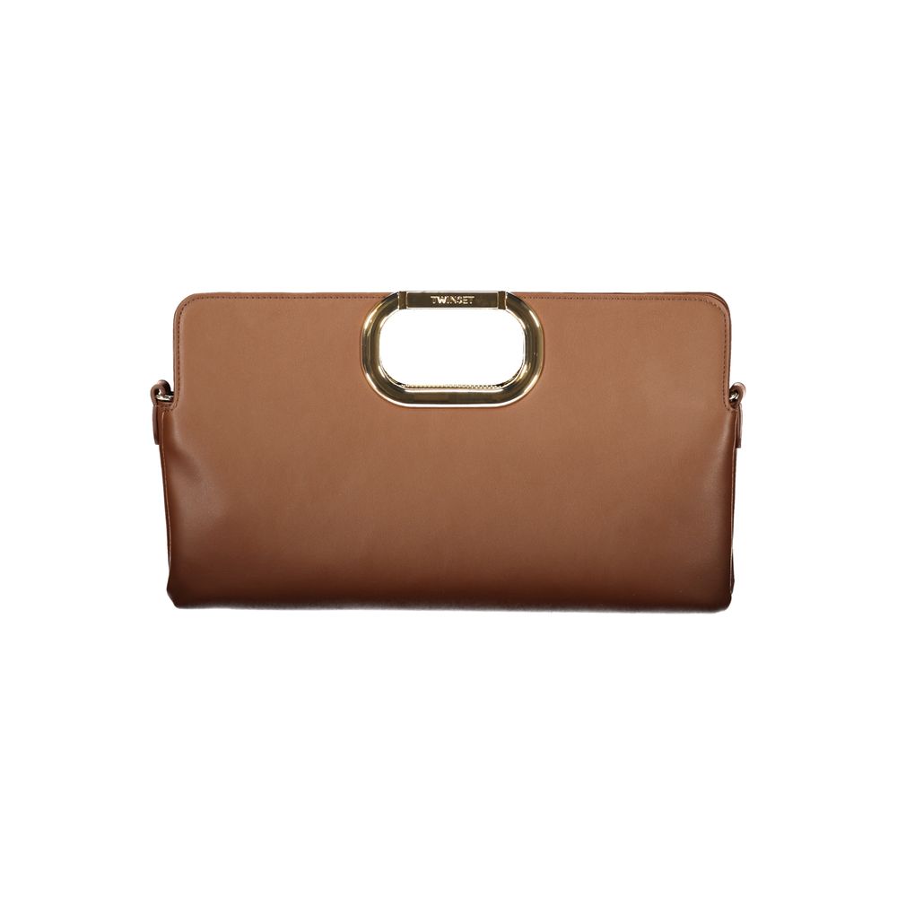 Twinset Schultertasche in Braun