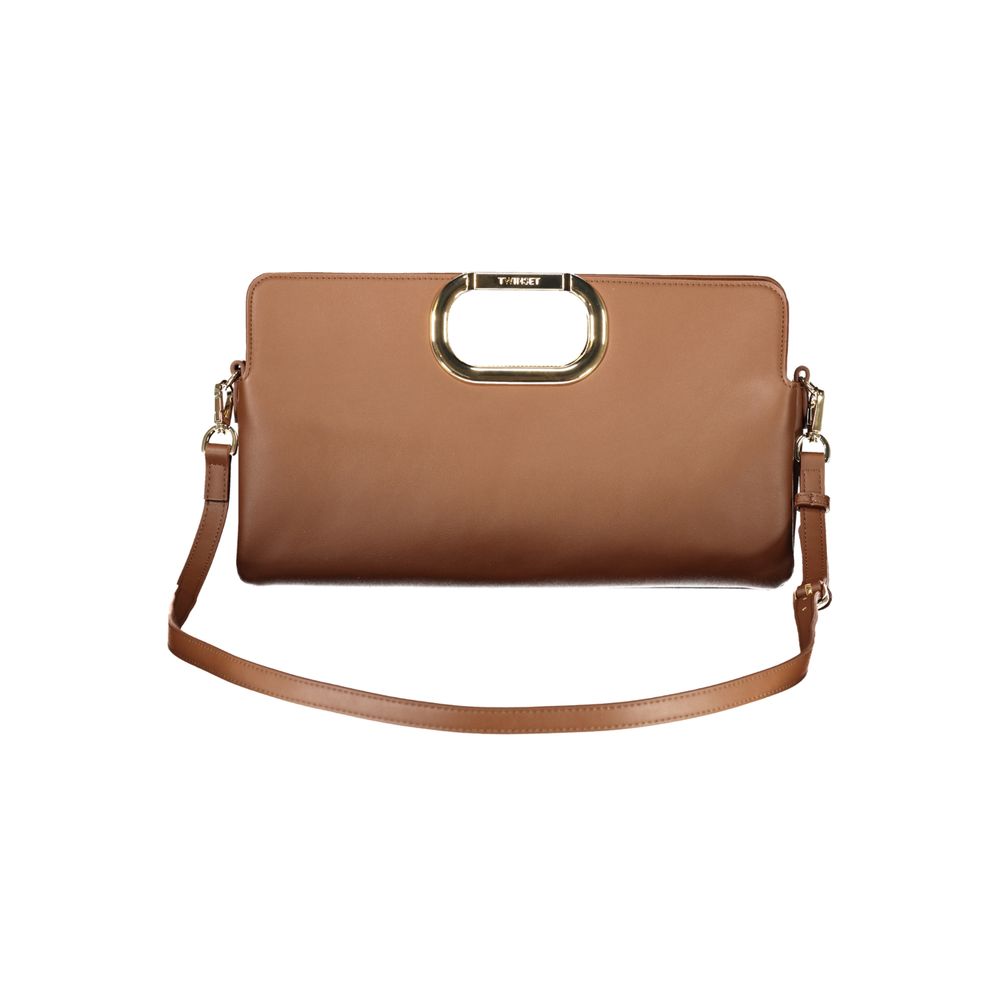 Twinset Schultertasche in Braun