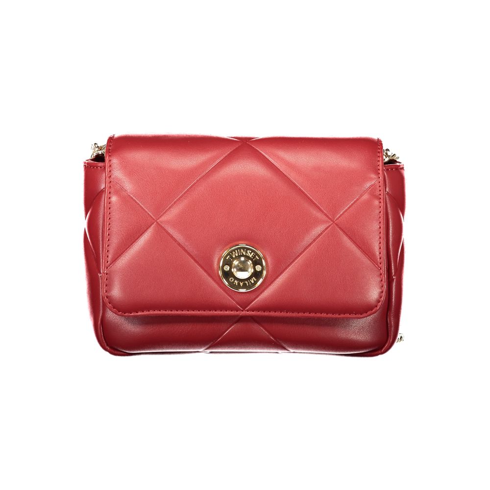 Twinset Rote Schultertasche mit Kettenriemen
