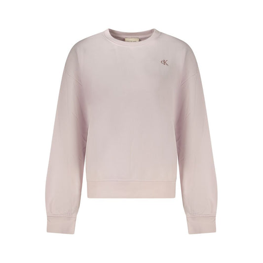 Calvin Klein Rosa Baumwoll-Sweatshirt