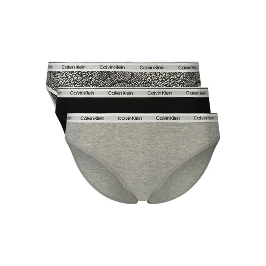 Calvin Klein Gray Cotton Briefs