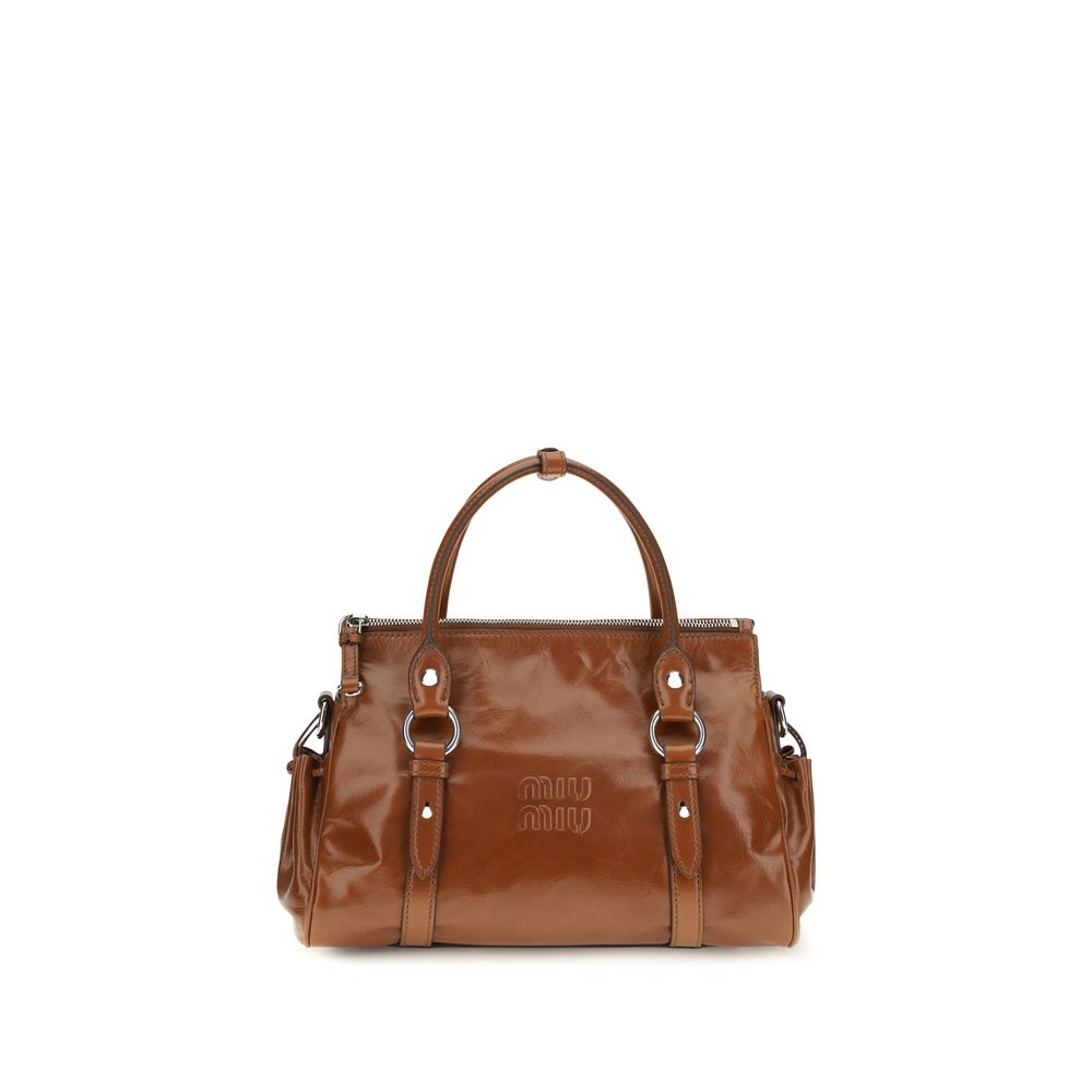 Miu Miu Braune Leder-Handtasche