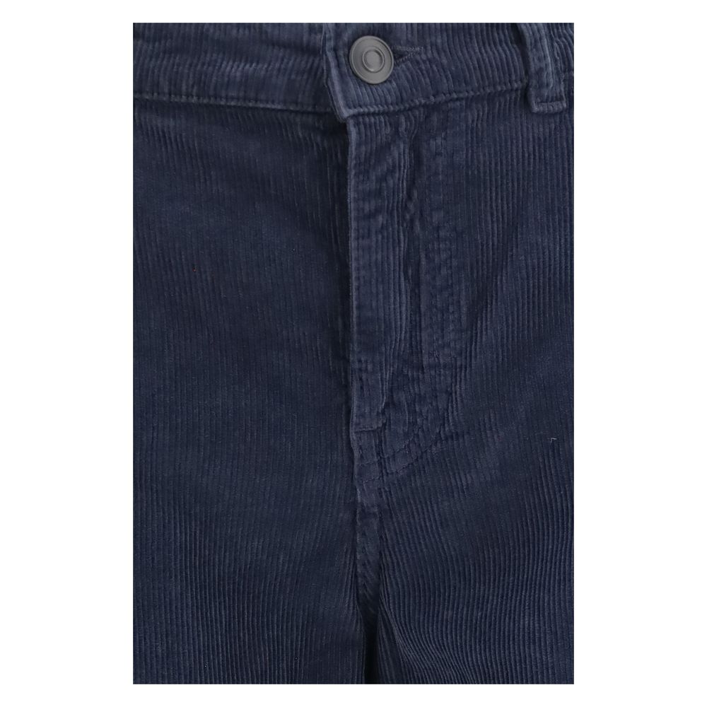 The Row Pantaloni Casual Blu in Cotone